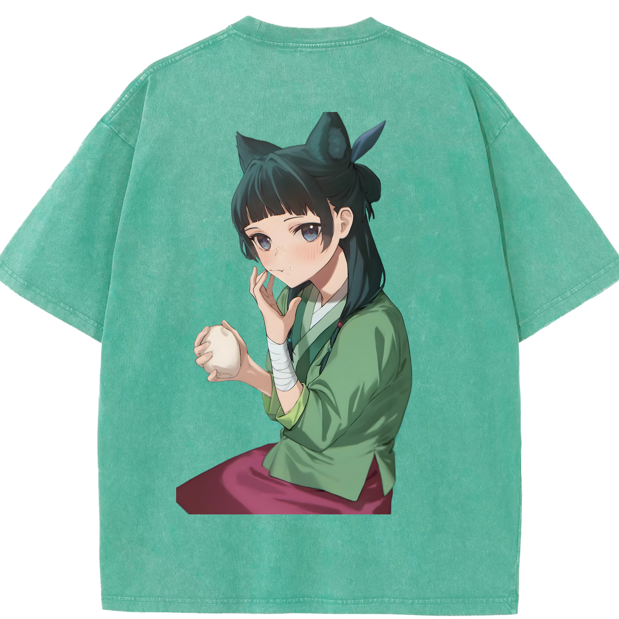 （画像用） 薬屋のひとりごと The Apothecary Diaries 綿100% ヴィンテージ風 半袖Tシャツ（背面プリント）